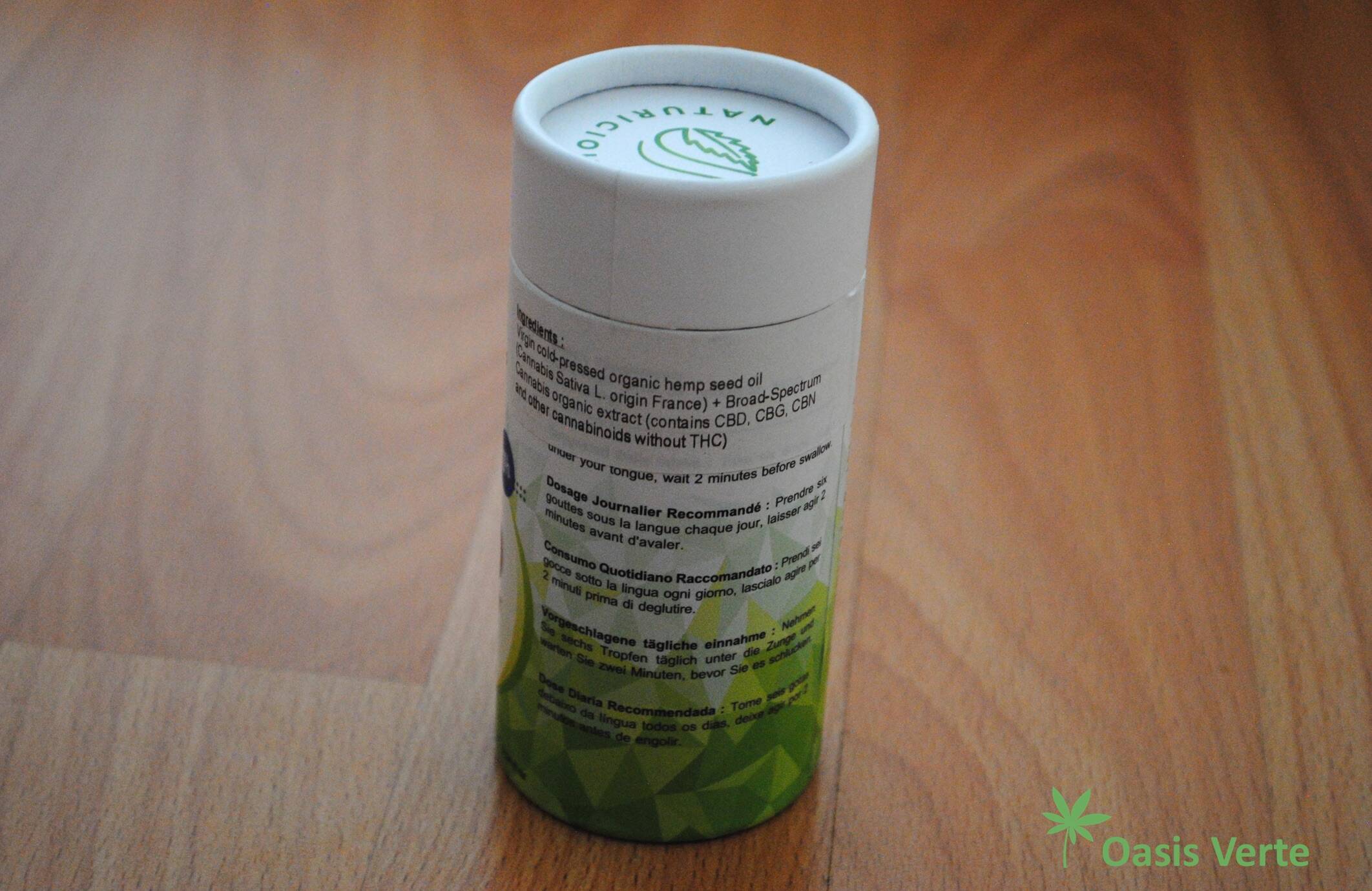 packaging emballage naturicious huile de cbd 3