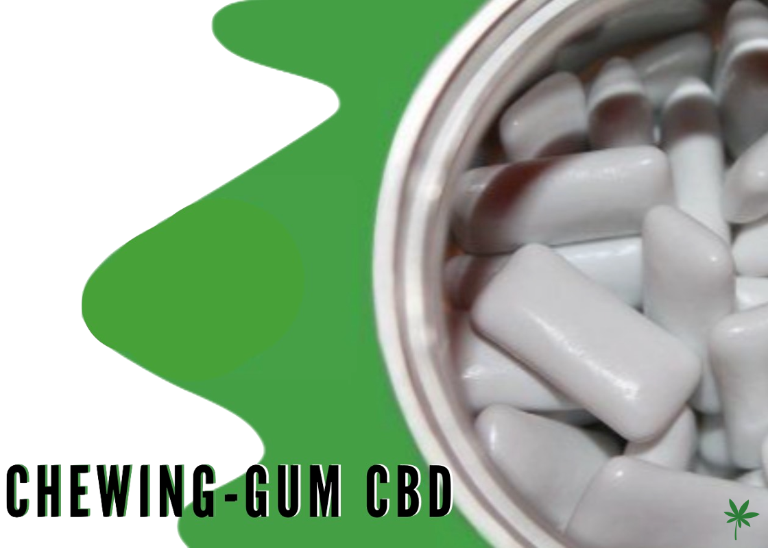 Chewing-gum au CBD