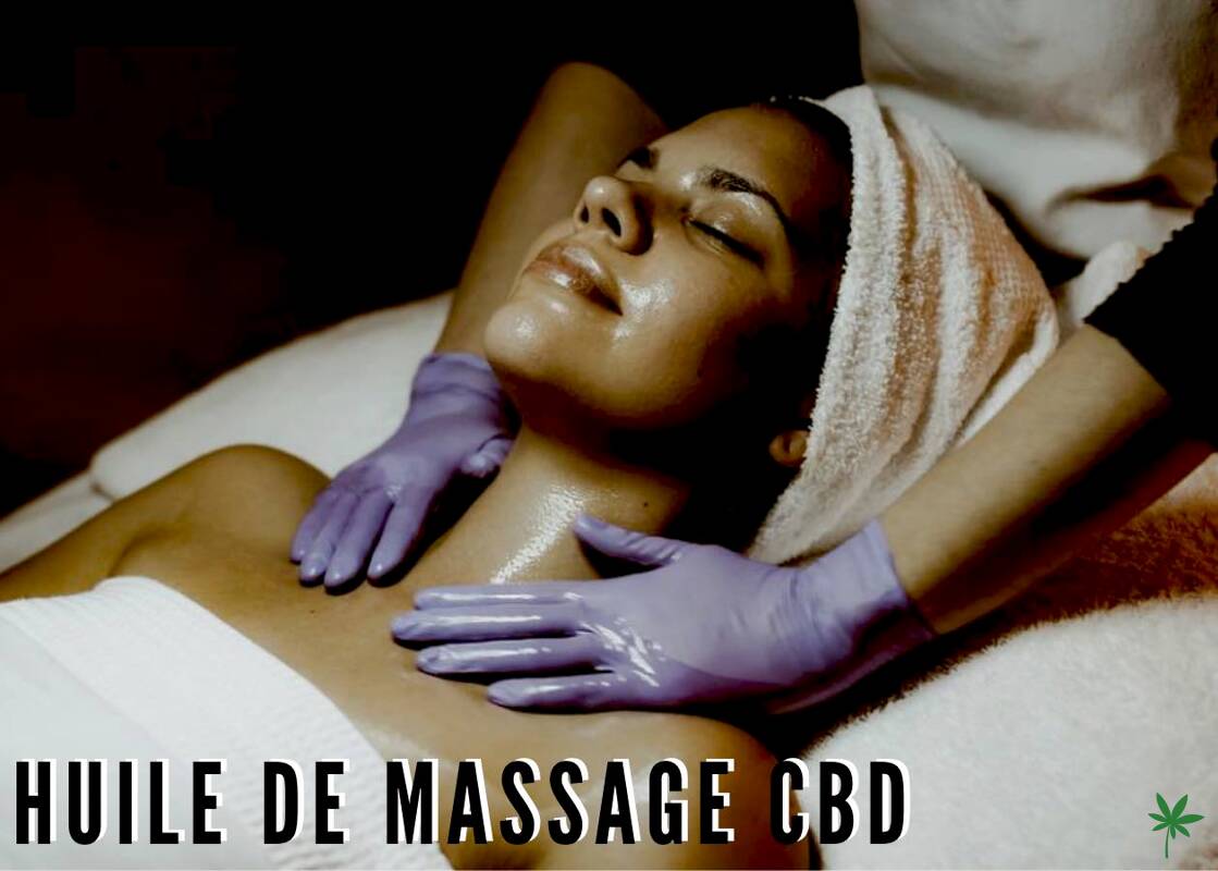 Huile de massage CBD