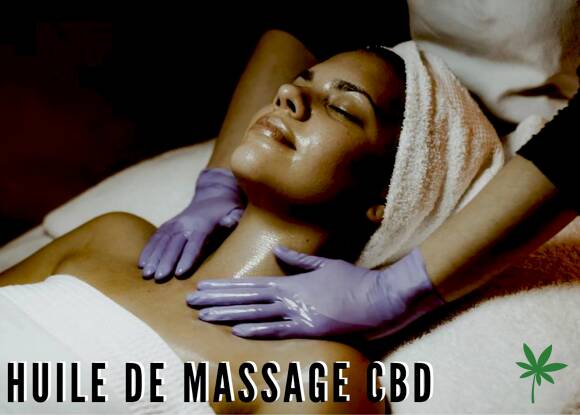 Huile de massage CBD